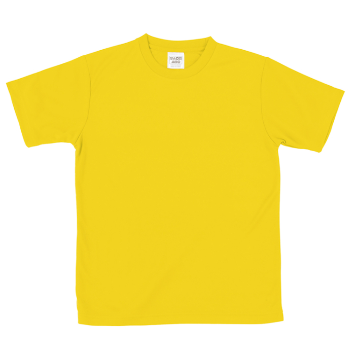 ATドライTシャツ LL イエロー 150gポリ100% 38363