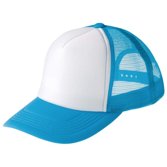 イベントメッシュキャップ ターコイズ×ホワイト 341 39706