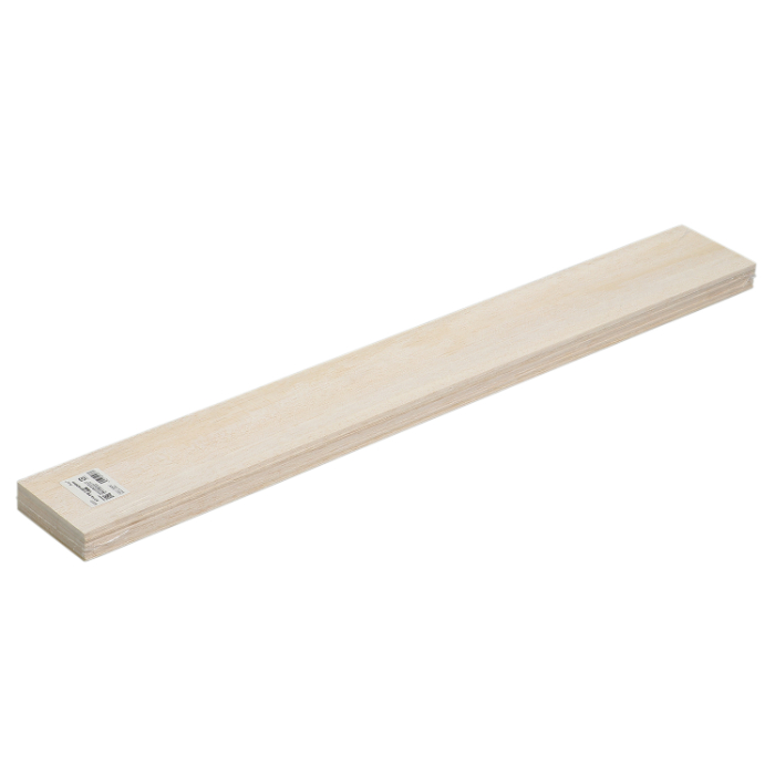 ATバルサ材 2×80×600mm 45077(10枚)