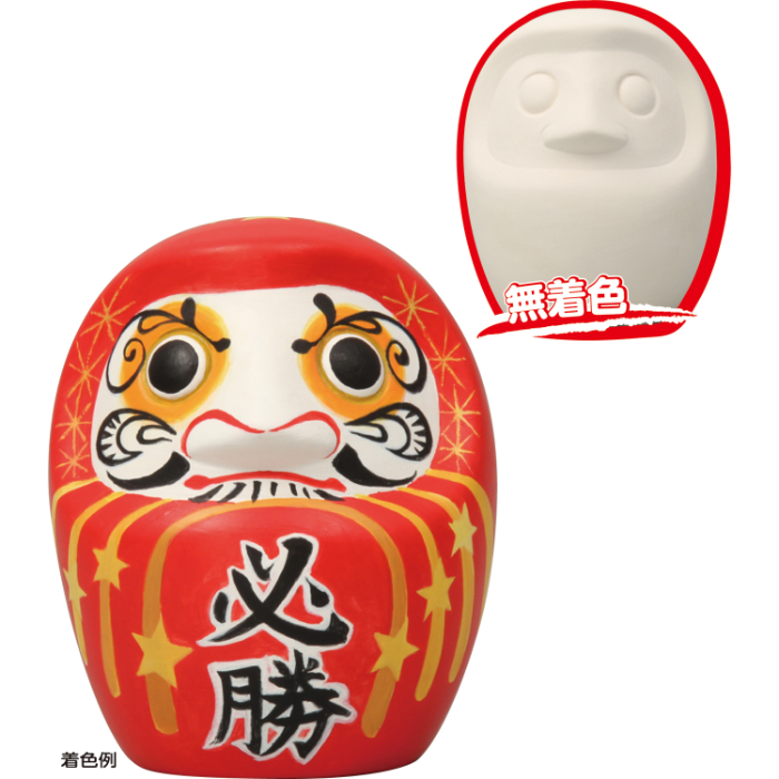 素焼だるま貯金箱 45556