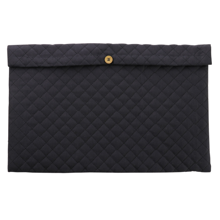 基礎縫いクッションケース チャコールグレー 50943