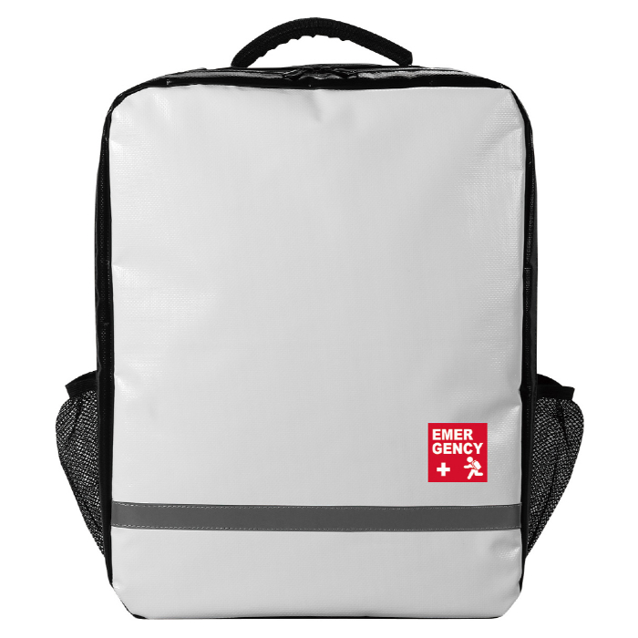 防災リュック 白(印刷あり) 52029