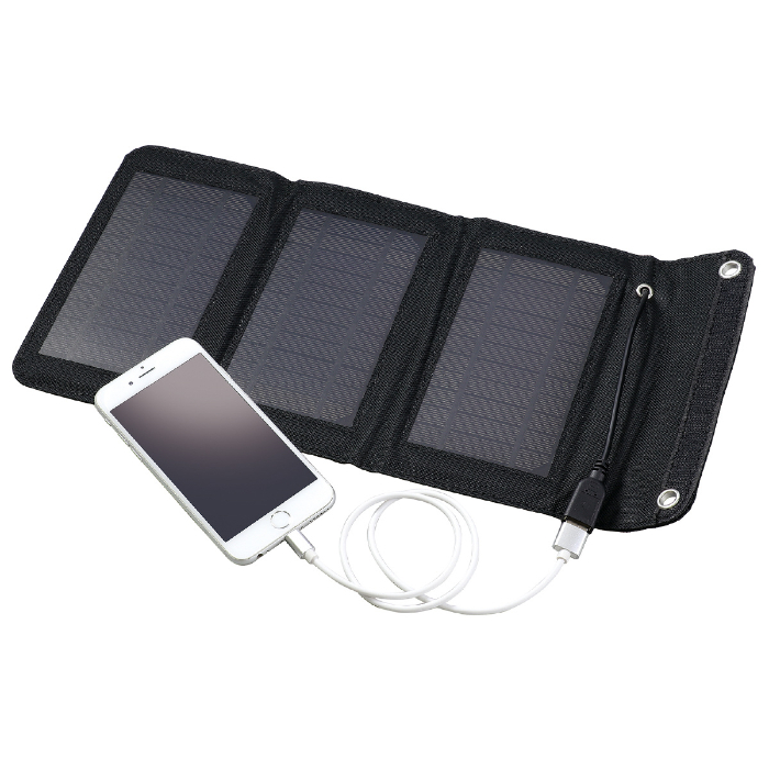 折りたたみ式ポータブルソーラー充電器 5W 52033