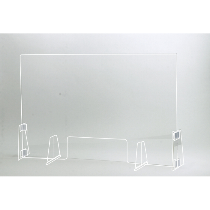 横付けパネルパーテーションセット特大(窓あきタイプ) 52105