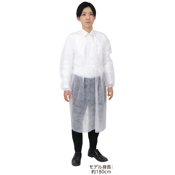 不織布ガウン白 52310(10枚)