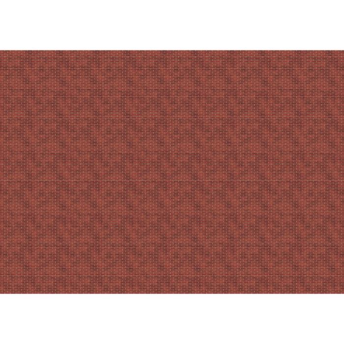 ジオラマタックシート 赤レンガ 1/50 55656(5枚)