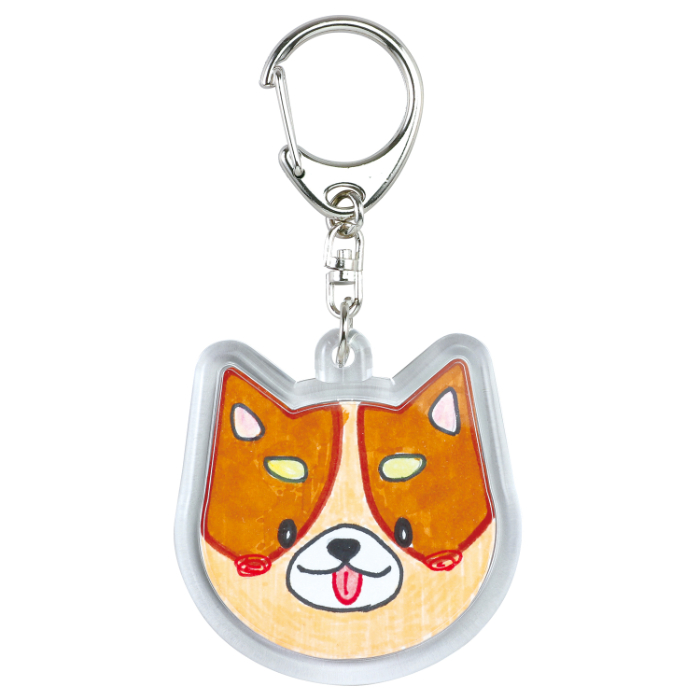 ハメパチくんキーホルダー 動物型 55971