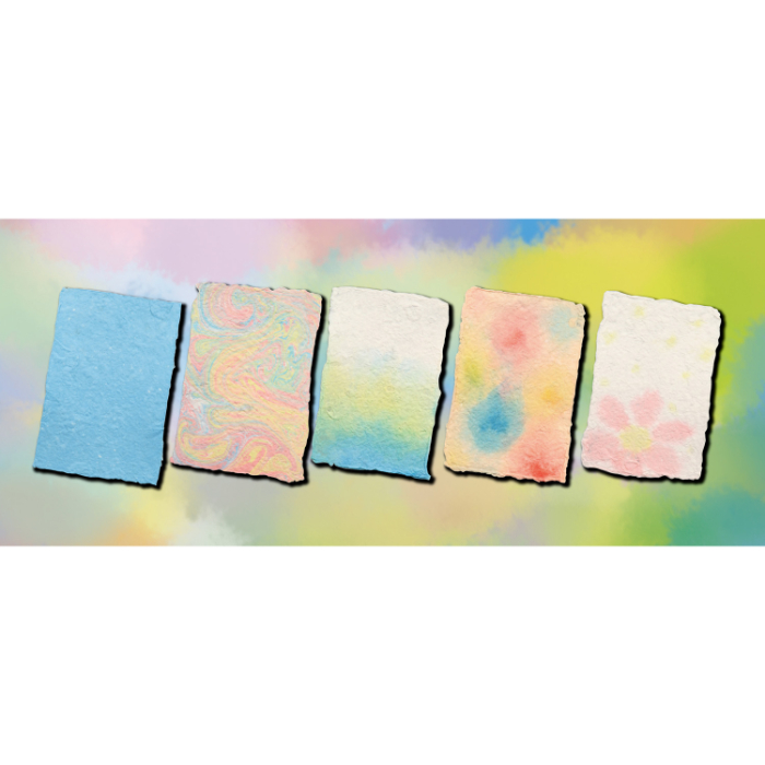 紙すきセット 染め絵の具3色付 56842