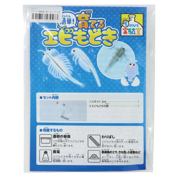 てのひら実験室 育てるエビもどき(袋タイプ) 58257