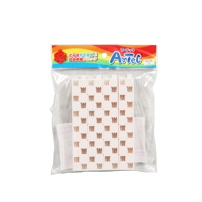 Artecブロック 基本四角 白 77753(24ピース)