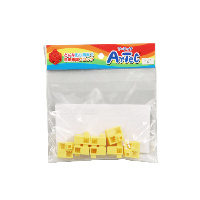 Artecブロック ハーフA  黄 77761(8ピース)
