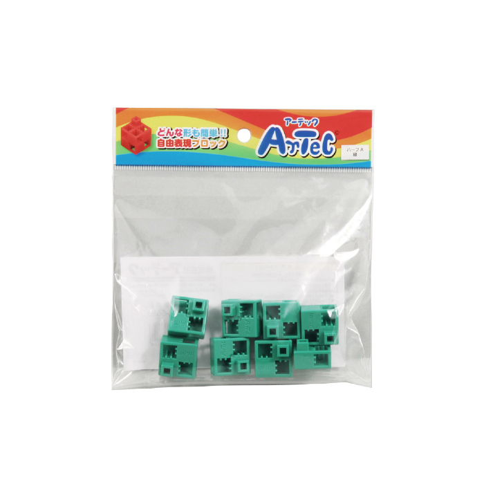 Artecブロック ハーフA  緑 77765(8ピース)
