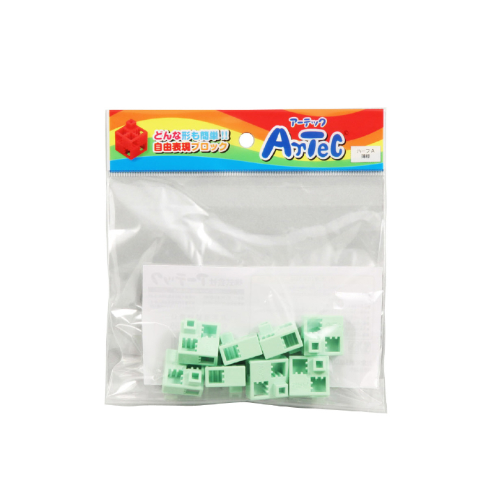 Artecブロック ハーフA  薄緑 77767(8ピース)