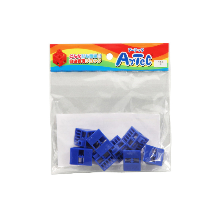 Artecブロック 三角A  青 77798(8ピース)
