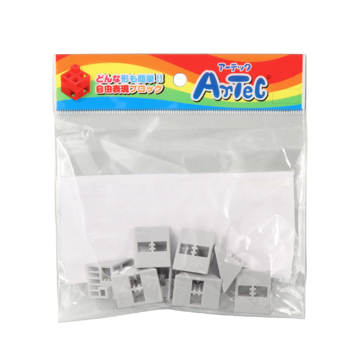 Artecブロック 三角A  薄グレー 77811(8ピース)