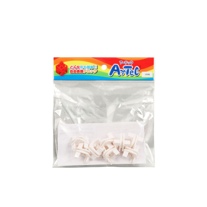 Artecブロック 回転軸  白 77817(8ピース)