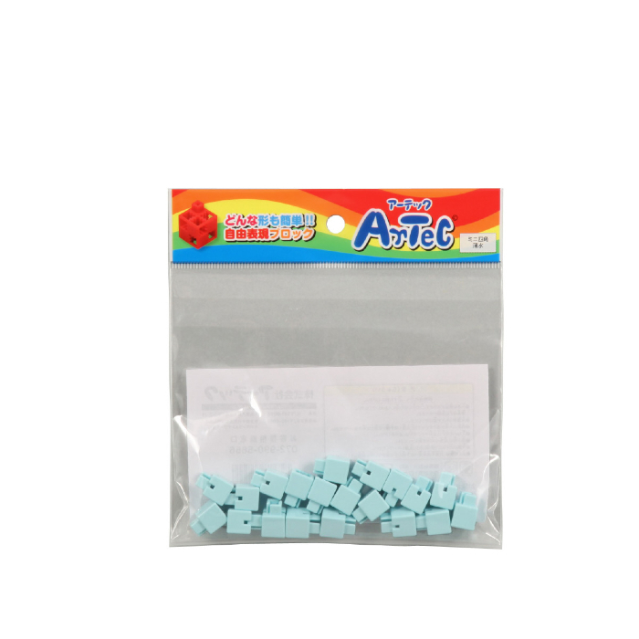 Artecブロック ミニ四角  薄水 77824(20ピース)