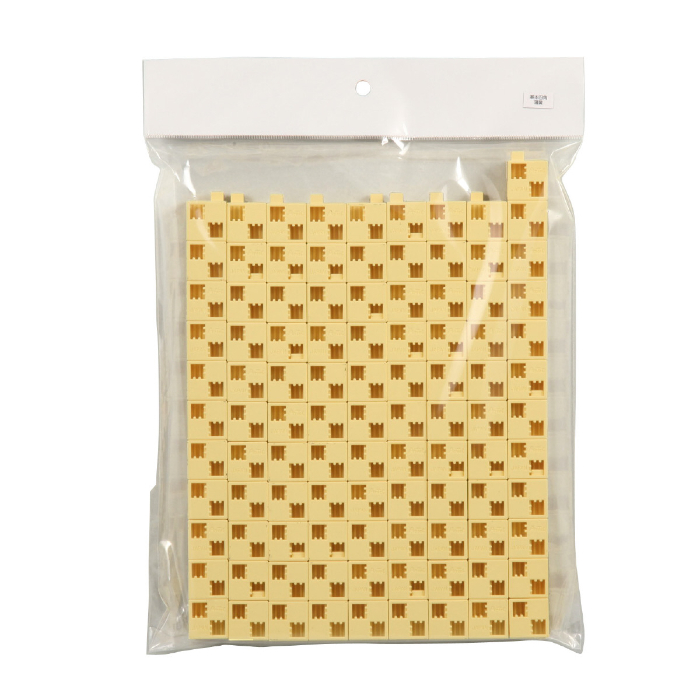 Artecブロック 基本四角  薄黄 77847(100ピース)