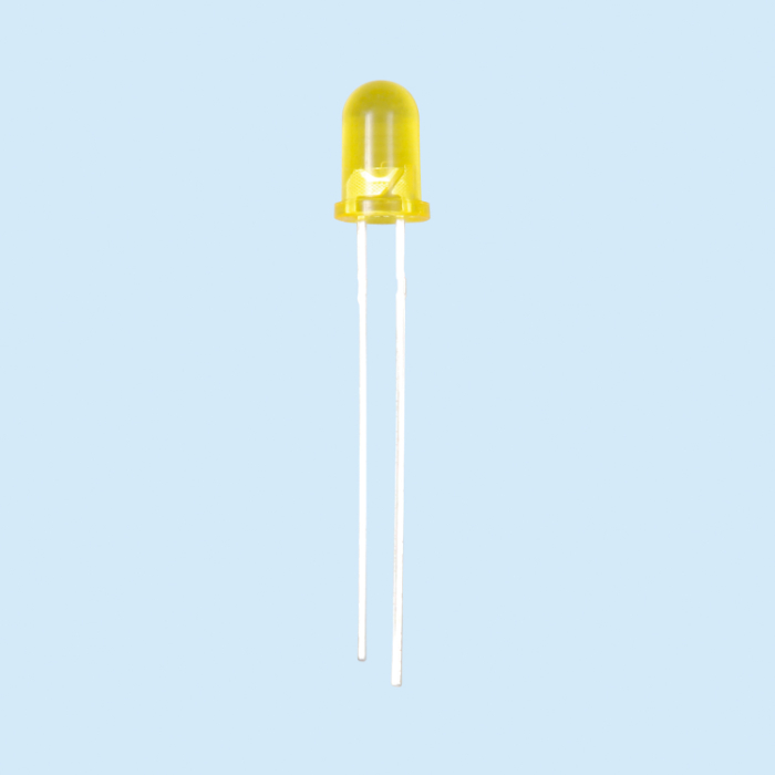 高輝度5mmLED黄 86828(100個)