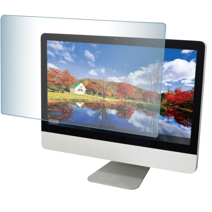 ブルーライトカット液晶保護フィルム 23.8型ワイド対応 91743