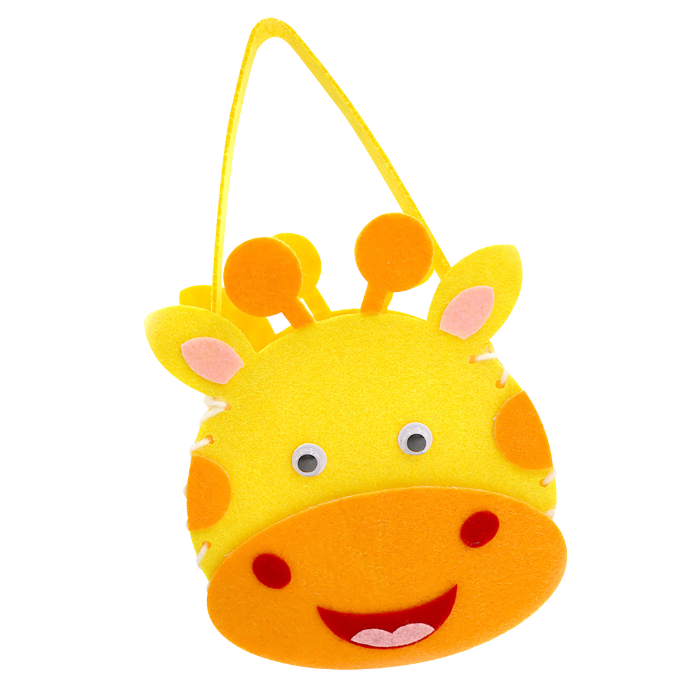 てづくりフェルトバッグ キリン 58181