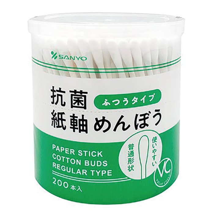 VC抗菌紙軸綿棒 52217(200本)