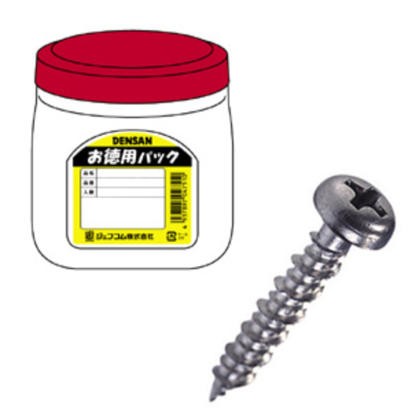 お徳用パック コンビス(ステンレス・丸頭) TP-DCM-425M(500本)