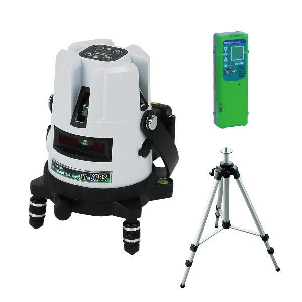 グリーンレーザーポイントライナー(受光器・三脚セット) LBP-6GRS-SET(3点)