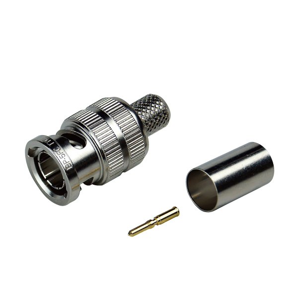 BNC型ストレートプラグ LBNC-5F-3G(2個)