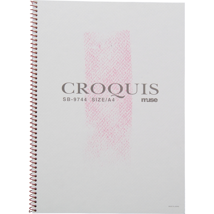 Mu クロッキー用紙 A4 SB-9744 レッド 140705