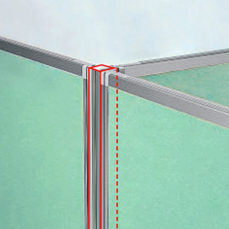 パーティションDパネル用T型ジョイントポール(H1100用) OU-11TJP