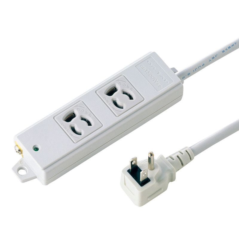 工事物件タップ(2個口・1m) TAP-K2L-1