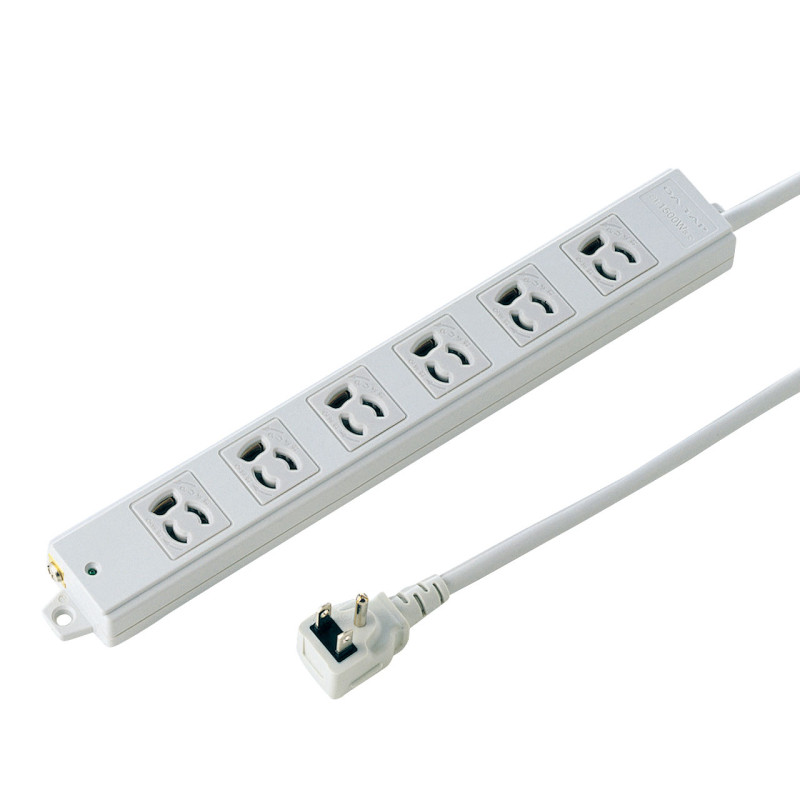 工事物件タップ(6個口・1m) TAP-K6L-1