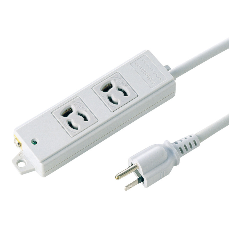 工事物件タップ(2個口・5m) TAP-KE2-5