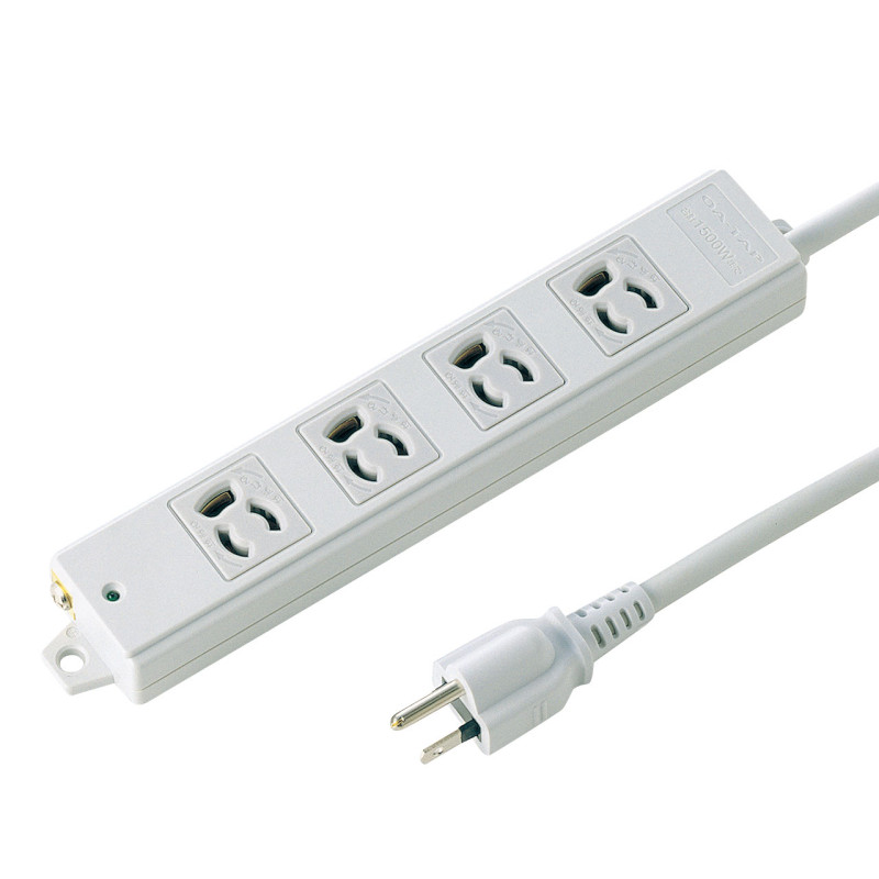 工事物件タップ(4個口・3m) TAP-KE4-3