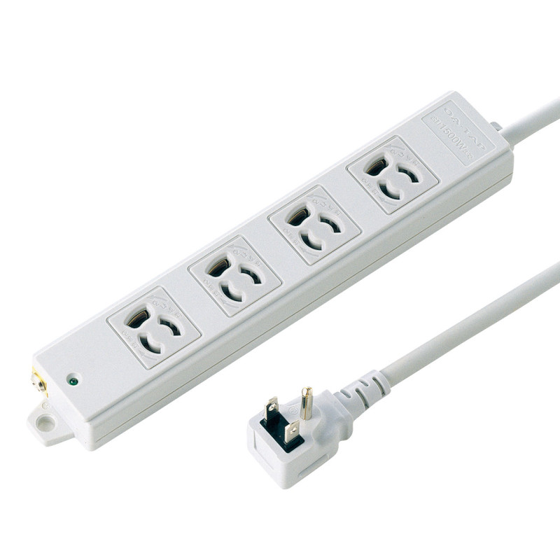 工事物件タップ(4個口・3m) TAP-KE4L-3