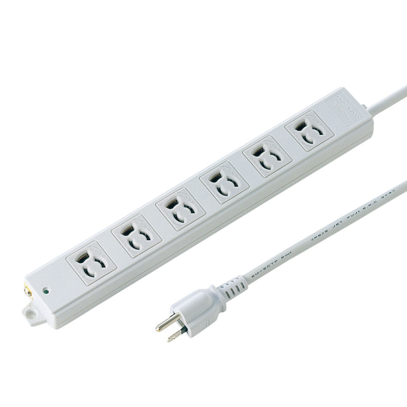 工事物件タップ(6個口・5m) TAP-KE6-5