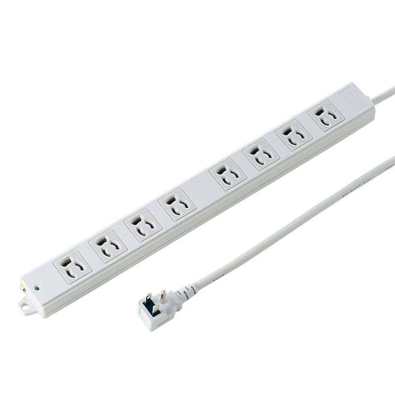 工事物件タップ(8個口・1m) TAP-KE8L-1
