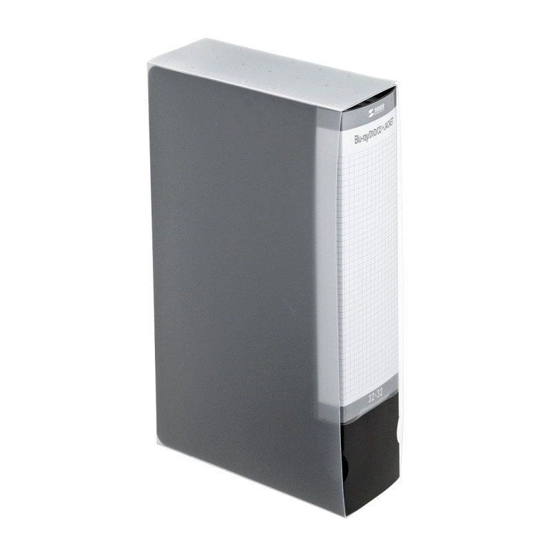 CDジャケット収納対応ディスクファイルケース(32枚+32冊収納・ブラック) FCD-FLBD32BBK