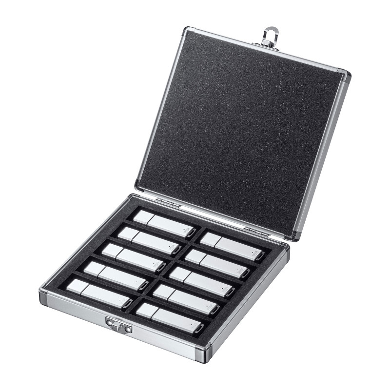 USBフラッシュメモリケース (10本収納) FC-UFD1N