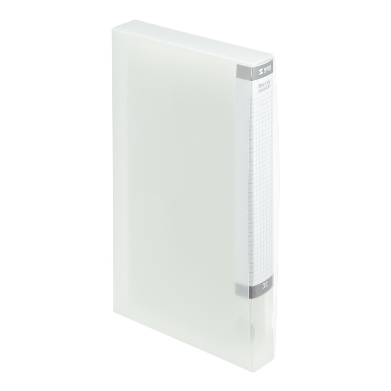 ブルーレイディスク対応ファイルケース(32枚収納・クリア) FCD-FLBD32C