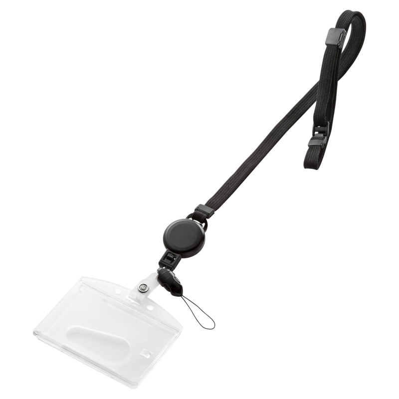 リール付ストラップ(ハードタイプIDケース付) DG-STR1