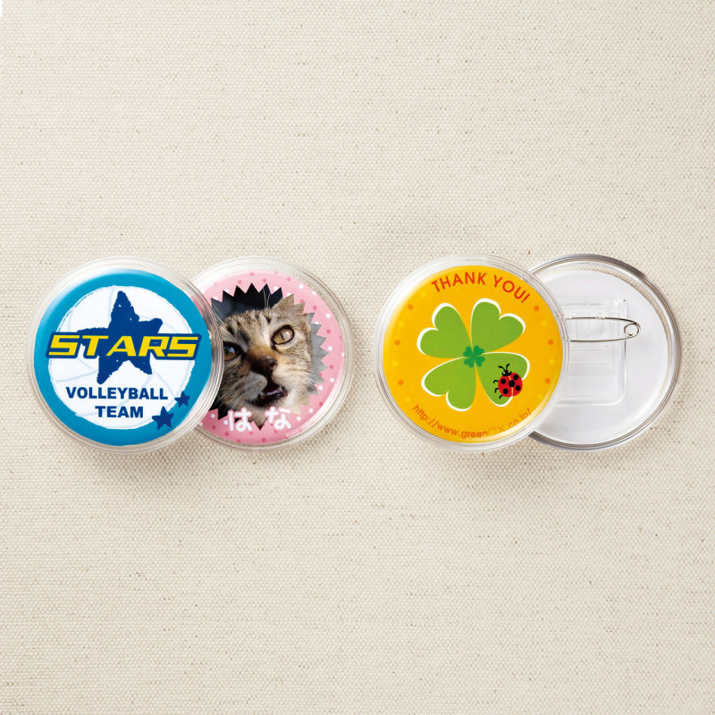 手作りバッジキット(丸・4個入り) JP-STB16-4