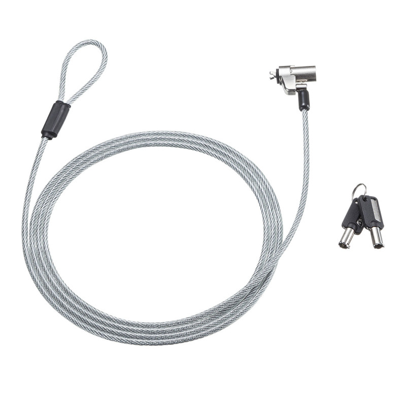 NobleWedgeスロット対応セキュリティワイヤー(eセキュリティ・鍵No.1) SLE-35S-1