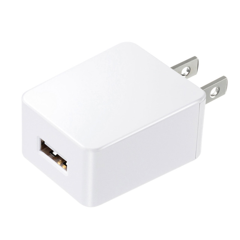 USB充電器(2A・高耐久タイプ・ホワイト) ACA-IP52W