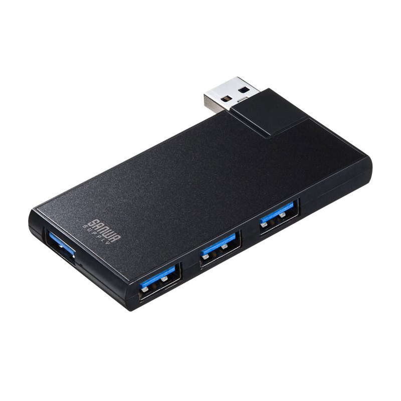 USB3.04ポートハブ USB-3HSC1BK