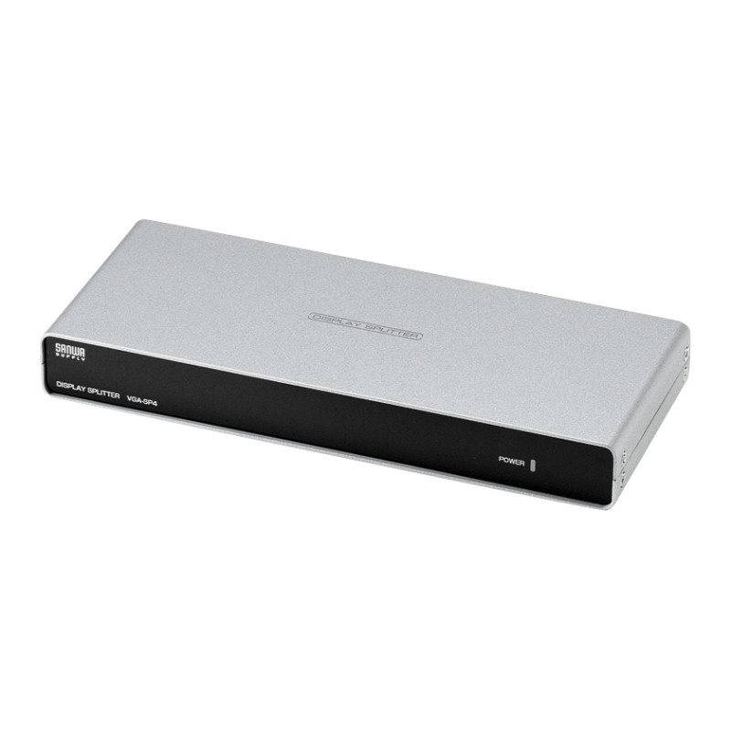高性能ディスプレイ分配器(4分配) VGA-SP4