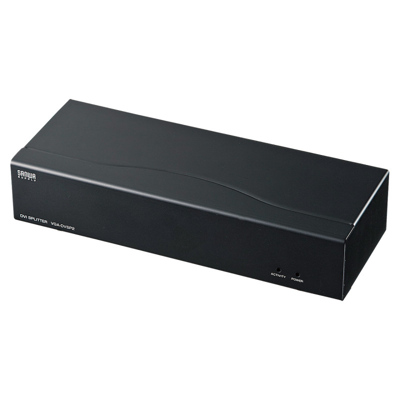 フルHD対応DVIディスプレイ分配器(2分配) VGA-DVSP2