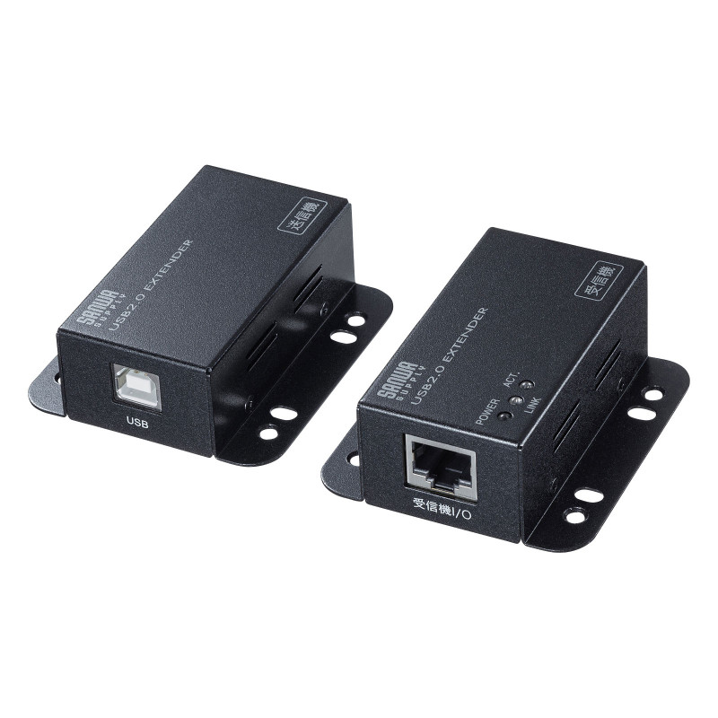 USB2.0エクステンダー(2ポートハブ付き) USB-EXSET3