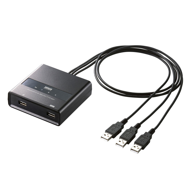 キーボード・マウス用パソコン切替器(3:1) SW-KM3UU